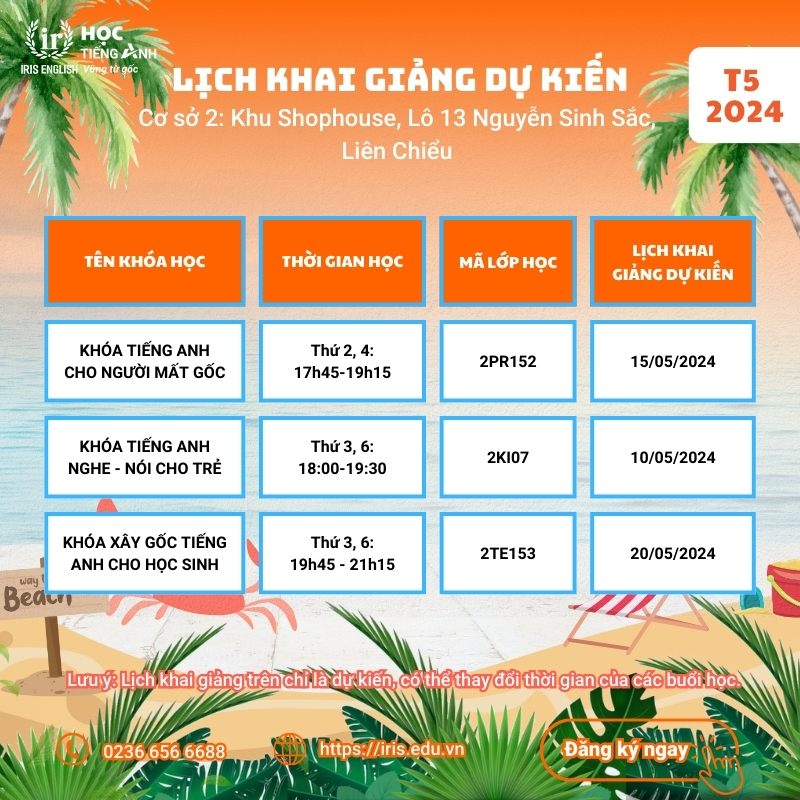 iris english lich khai giang du kien thang 05 2024 2