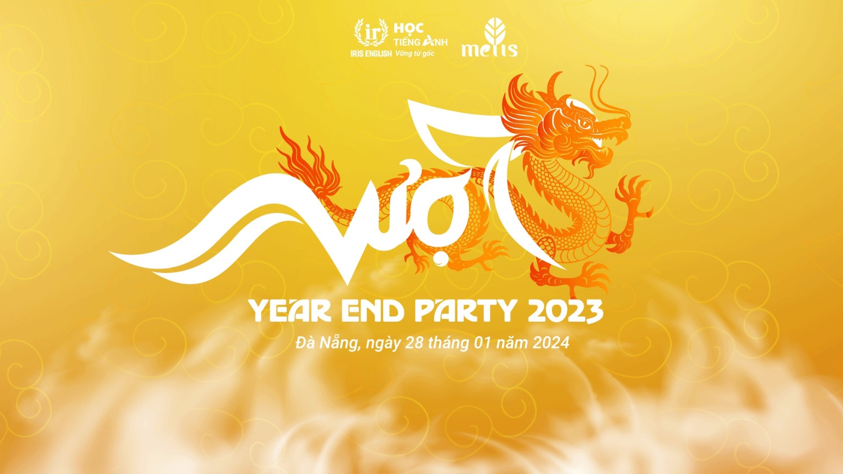 iris english year end party 2023 vuot