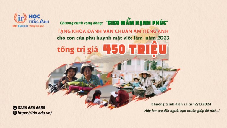 iris junior chuong trinh cong dong gieo mam hanh phuc