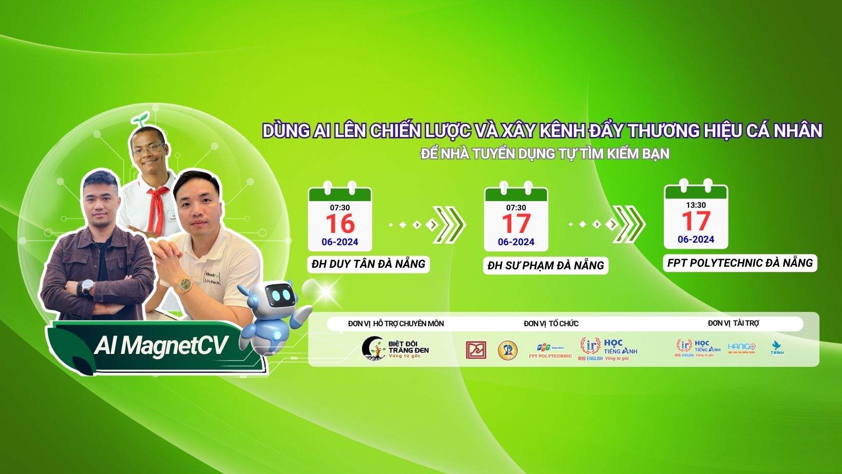 Iris English Đồng Hành Cùng Chuỗi Workshop Ai Magnetcv Tại 03 Trường Đại Học Tại Đà Nẵng