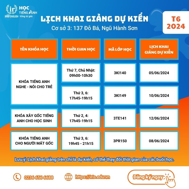IRIS English – Lịch khai giảng dự kiến tháng 06-2024 3 iris english lich khai giang du kien thang 06 2024 3