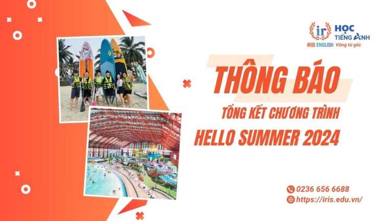 Iris English: Tổng Kết Chương Trình "hello Summer 2024"