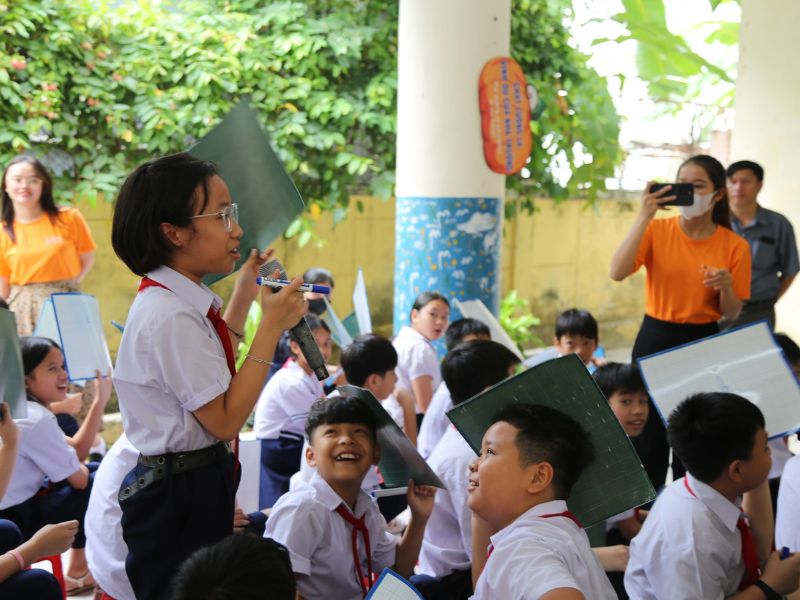 IRIS Junior - Chương trình "Rung Chuông Vàng" tại Tiểu học Lê Quang Sung 6 iris junior chuong trinh rung chuong vang tai tieu hoc le quang sung 6