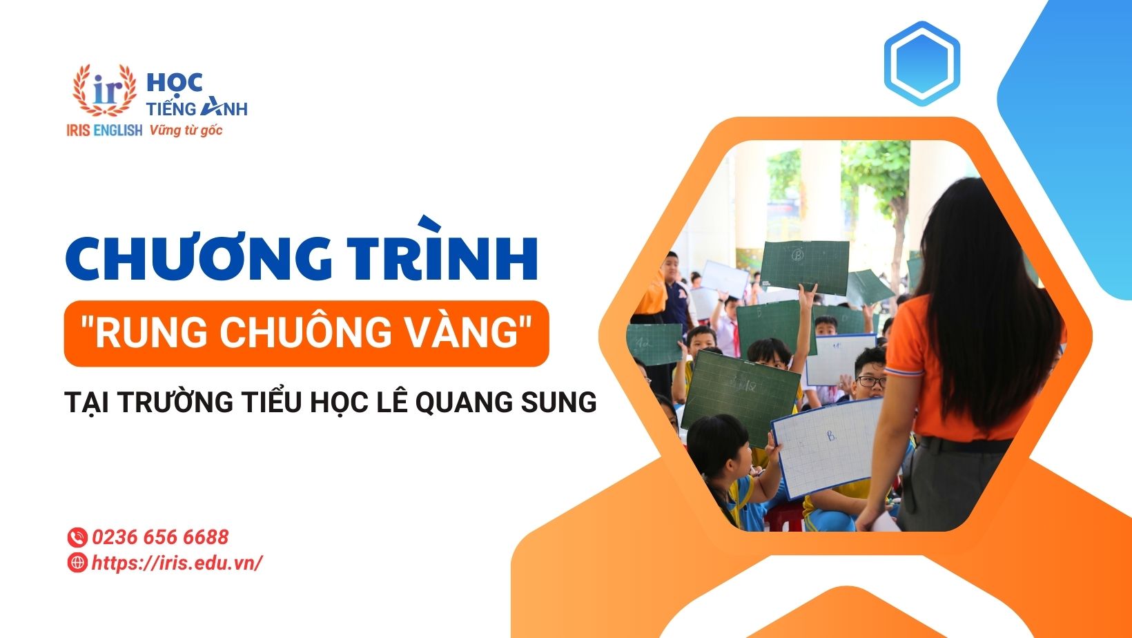 iris junior chuong trinh rung chuong vang tai tieu hoc le quang sung