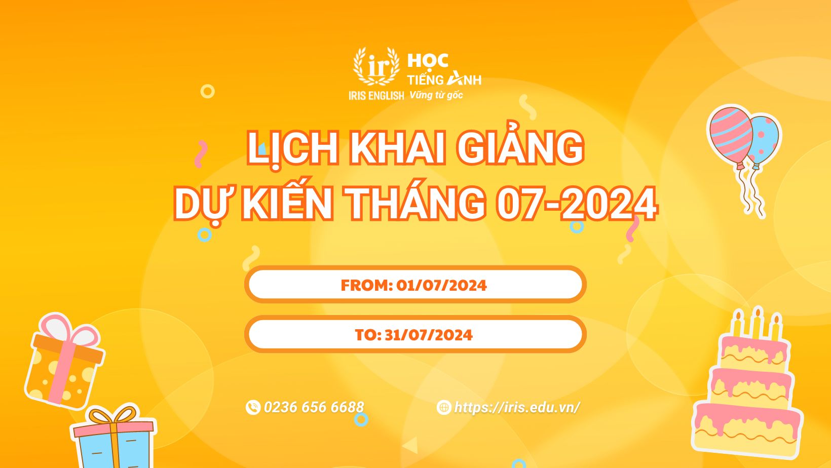 iris english lich khai giang du kien thang 07 2024 2