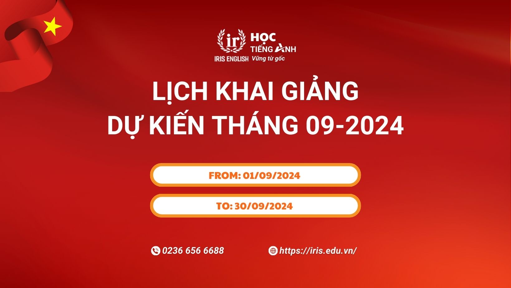 iris english lich khai giang du kien thang 09 2024