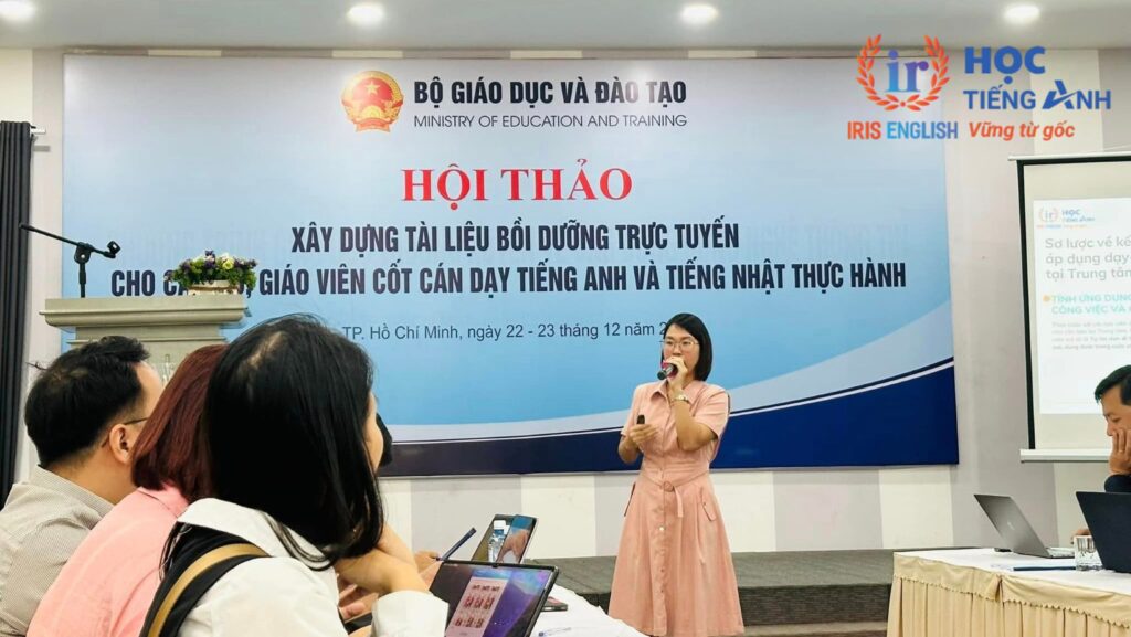 Chương trình ưu đãi học phí IRIS English tháng 10 - Tháng của nàng 8 Tiếng Anh là ngôn ngữ mà ngôn ngữ thì phải dùng được