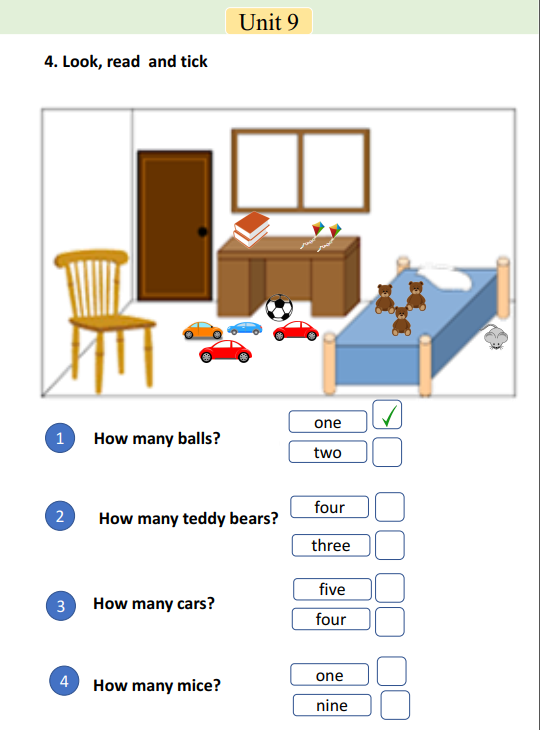 Tài liệu bổ trợ tiếng anh lớp 1 trên trường full 16 Unit 35 Unit 9