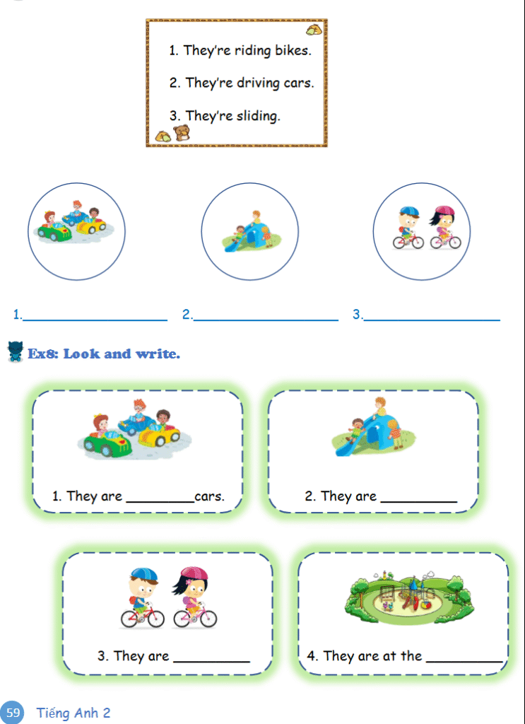 Tài liệu bổ trợ tiếng Anh lớp 2 trên trường full 16 Unit 59 Unit 11