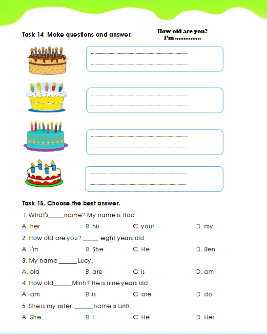 Tài liệu bổ trợ tiếng Anh lớp 3 trên trường full 20 Unit 15 Unit 2