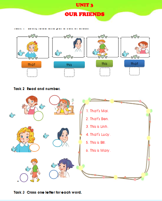 Tài liệu bổ trợ tiếng Anh lớp 3 trên trường full 20 Unit 19 Unit 3