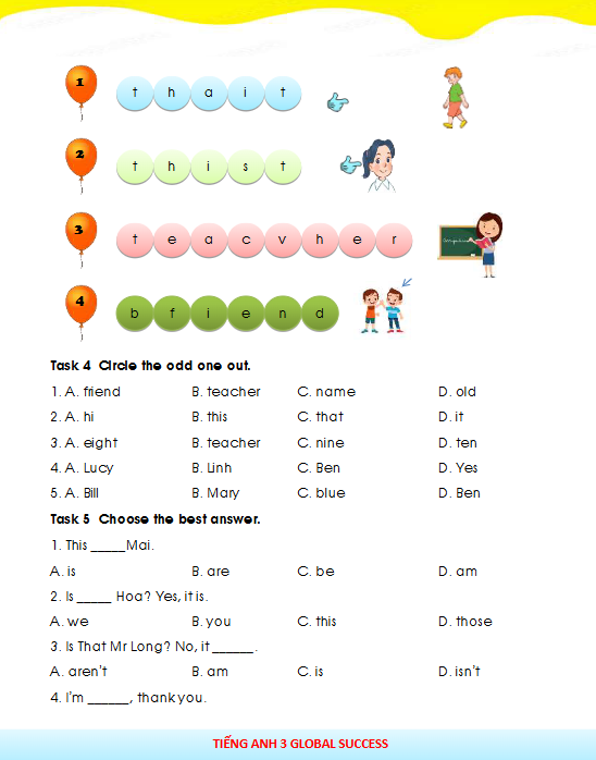 Tài liệu bổ trợ tiếng Anh lớp 3 trên trường full 20 Unit 20 Unit 3