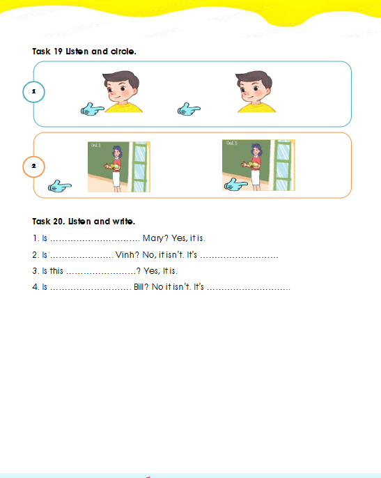 Tài liệu bổ trợ tiếng Anh lớp 3 trên trường full 20 Unit 27 Unit 3