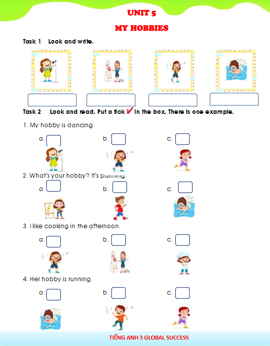 Tài liệu bổ trợ tiếng Anh lớp 3 trên trường full 20 Unit 35 Unit 5