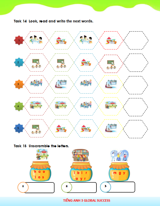 Tài liệu bổ trợ tiếng Anh lớp 3 trên trường full 20 Unit 50 Unit 6