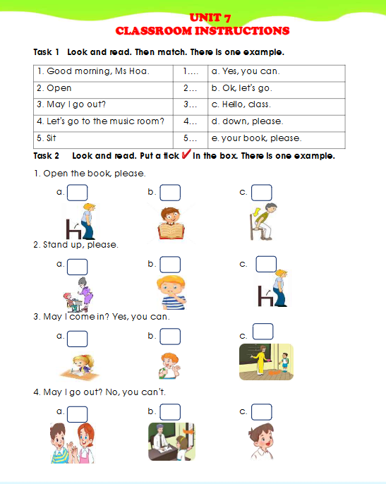 Tài liệu bổ trợ tiếng Anh lớp 3 trên trường full 20 Unit 54 Unit 7