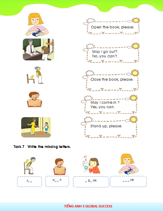 Tài liệu bổ trợ tiếng Anh lớp 3 trên trường full 20 Unit 56 Unit 7