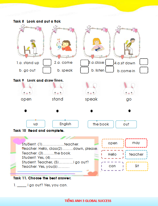 Tài liệu bổ trợ tiếng Anh lớp 3 trên trường full 20 Unit 57 Unit 7