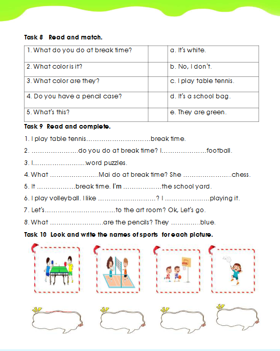 Tài liệu bổ trợ tiếng Anh lớp 3 trên trường full 20 Unit 83 Unit 10