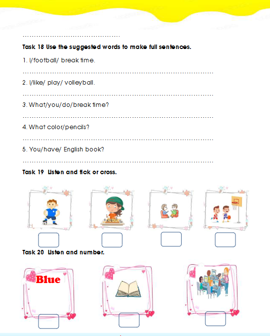 Tài liệu bổ trợ tiếng Anh lớp 3 trên trường full 20 Unit 87 Unit 10