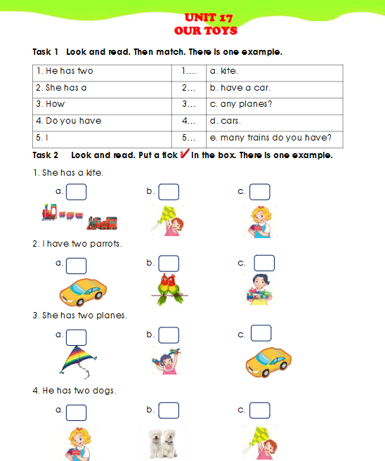 Tài liệu bổ trợ tiếng Anh lớp 3 trên trường full 20 Unit 142 Unit 17