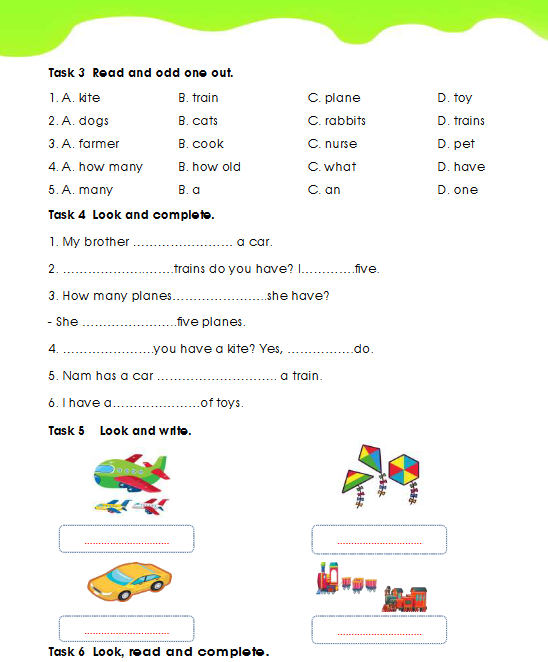 Tài liệu bổ trợ tiếng Anh lớp 3 trên trường full 20 Unit 143 Unit 17
