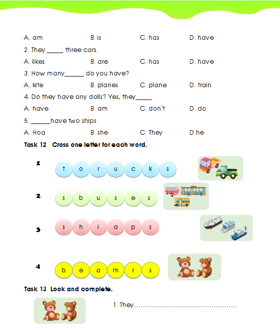 Tài liệu bổ trợ tiếng Anh lớp 3 trên trường full 20 Unit 146 Unit 17