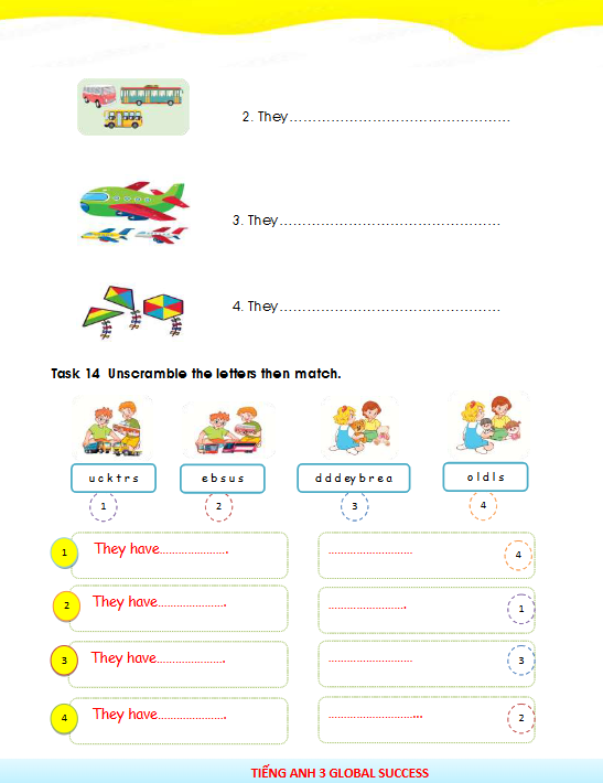 Tài liệu bổ trợ tiếng Anh lớp 3 trên trường full 20 Unit 147 Unit 17