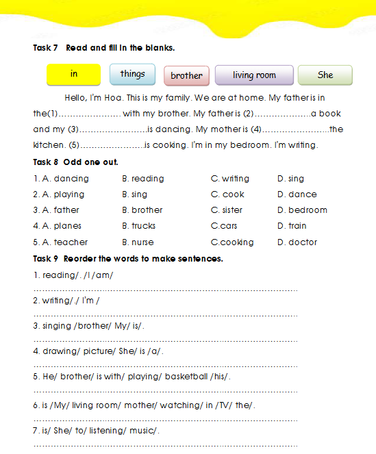 Tài liệu bổ trợ tiếng Anh lớp 3 trên trường full 20 Unit 154 Unit 18