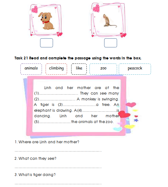 Tài liệu bổ trợ tiếng Anh lớp 3 trên trường full 20 Unit 177 Unit 20
