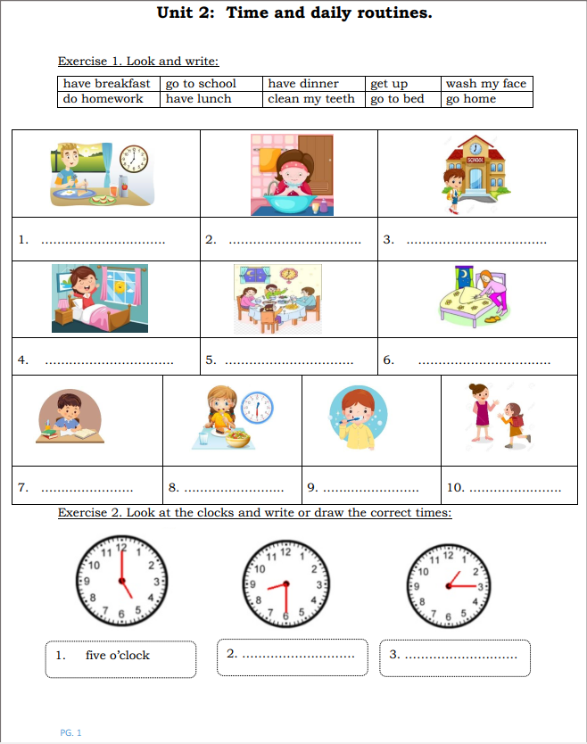 Tài liệu bổ trợ tiếng anh lớp 4 trên trường full 10 Unit 14 Unit 2