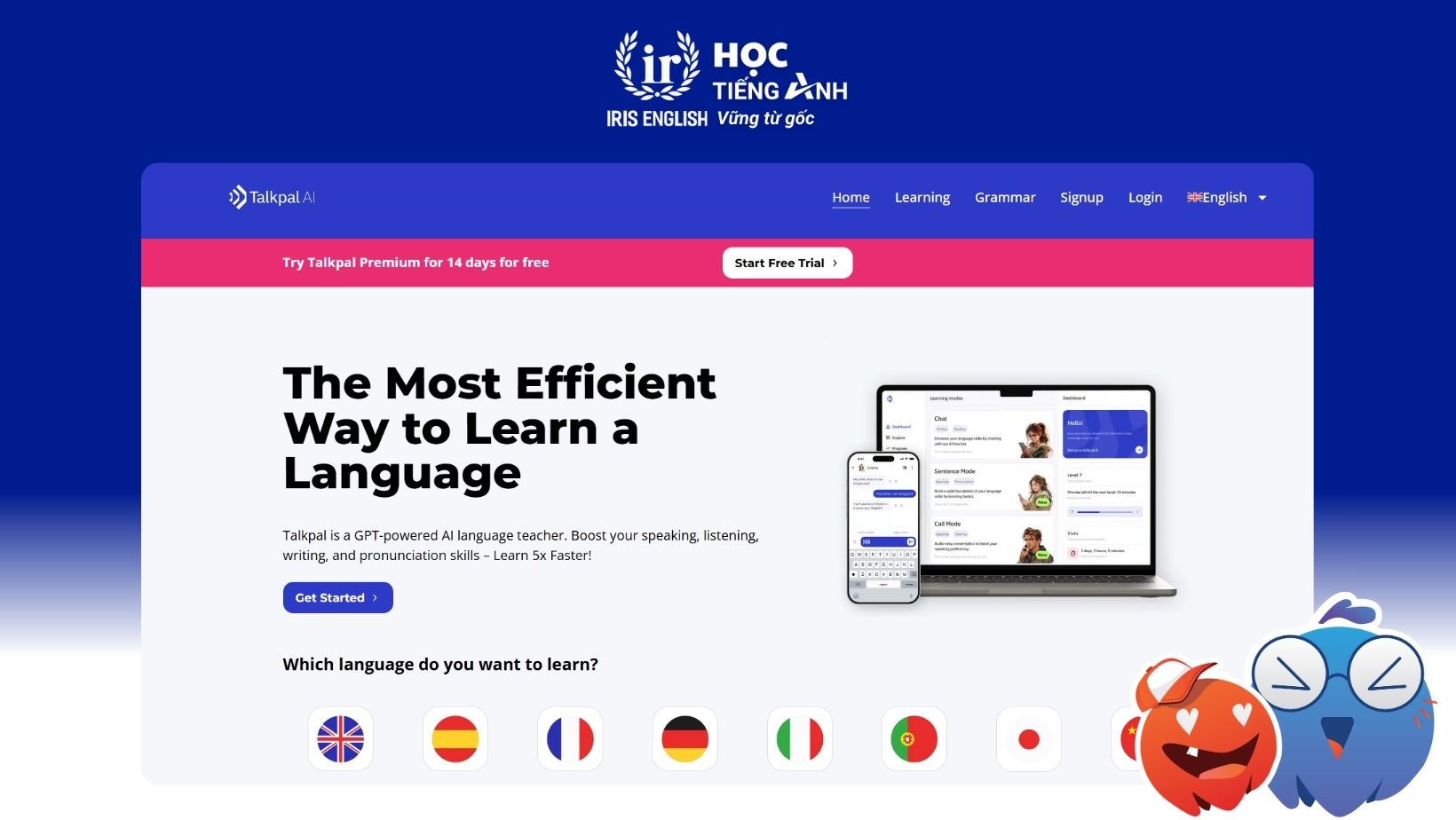 25+ Ứng Dụng Học Tiếng Anh Với AI Giúp Lên Trình Vèo Vèo 3 25-ung-dung-hoc-tieng-anh-voi-ai-giup-len-trinh-veo-veo-Talkpal