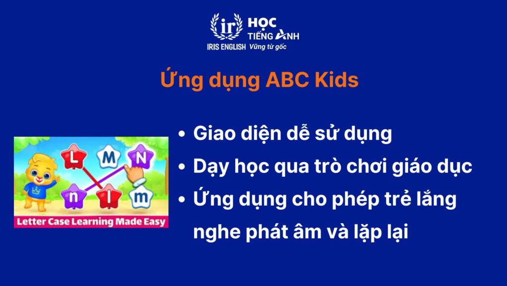 App học tiếng Anh cho bé - ABC Kids