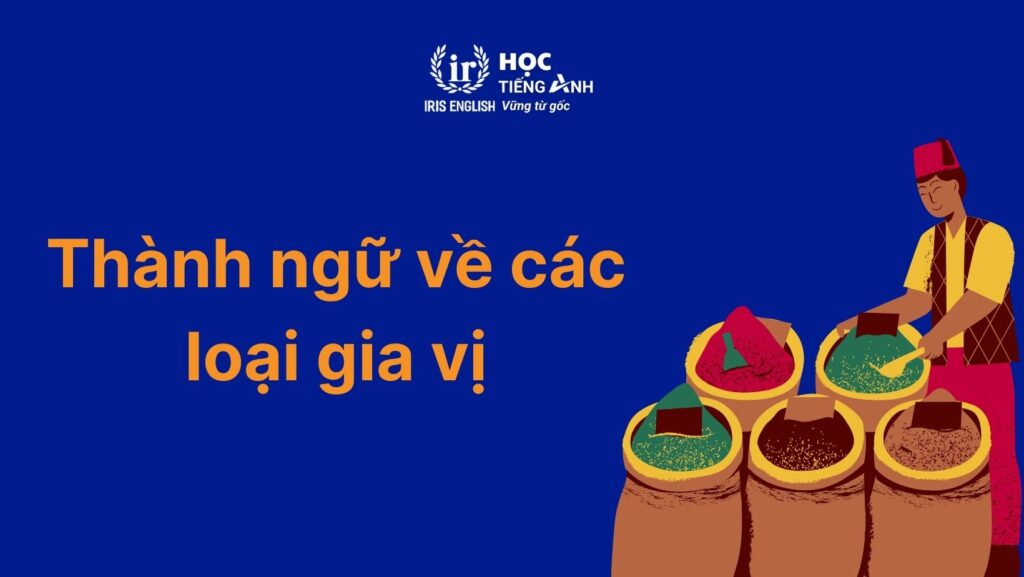 Thành ngữ về các loại gia vị trong tiếng Anh