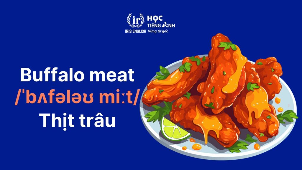 100+ từ vựng về các loại thịt bằng tiếng Anh thông dụng 5 Từ vựng về các loại thịt bằng tiếng Anh - Thịt đặc sản