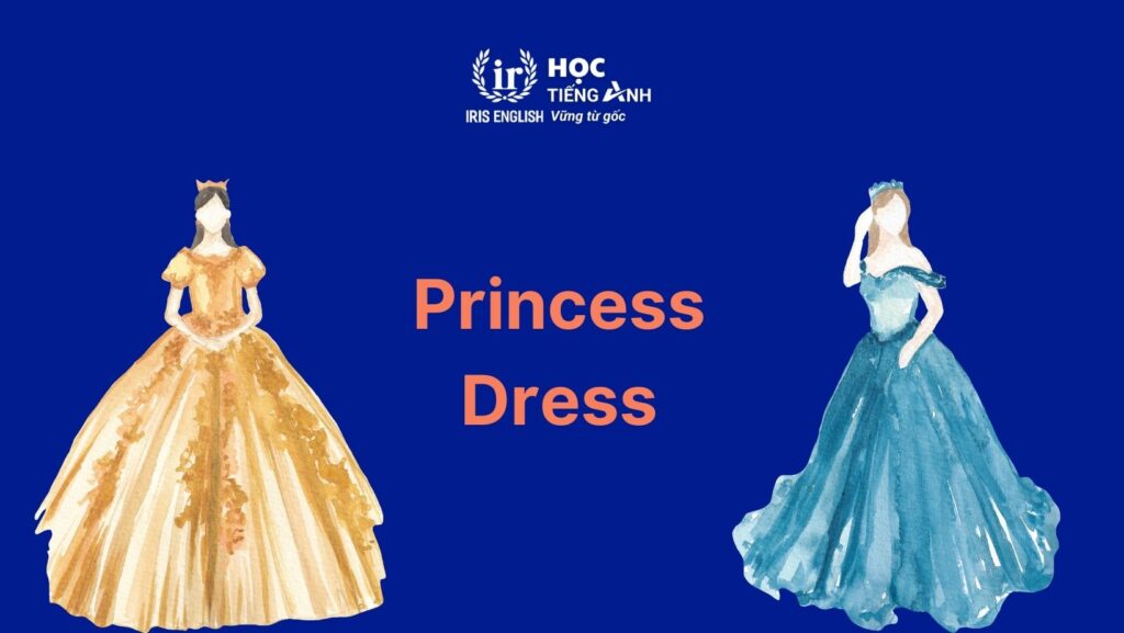 Từ vựng về các loại váy trong tiếng Anh: Princess Dress