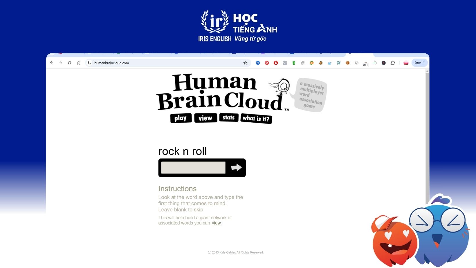 game-hoc-tu-vung-tieng-anh-human-brain-cloud