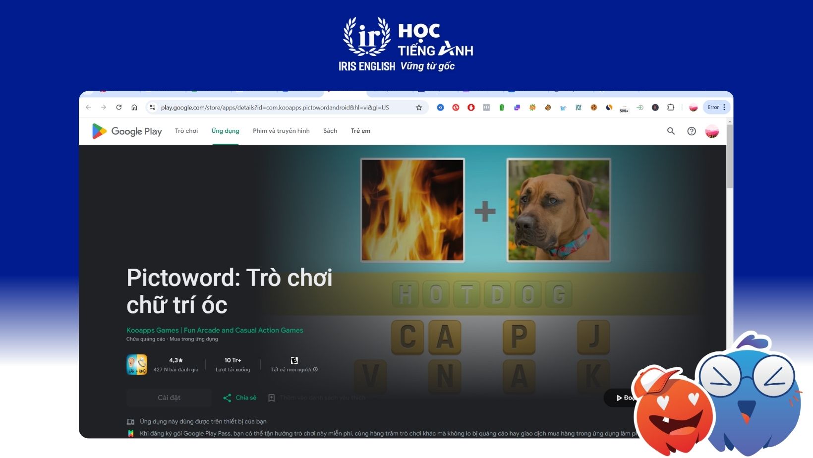 game-hoc-tu-vung-tieng-anh-pictoword