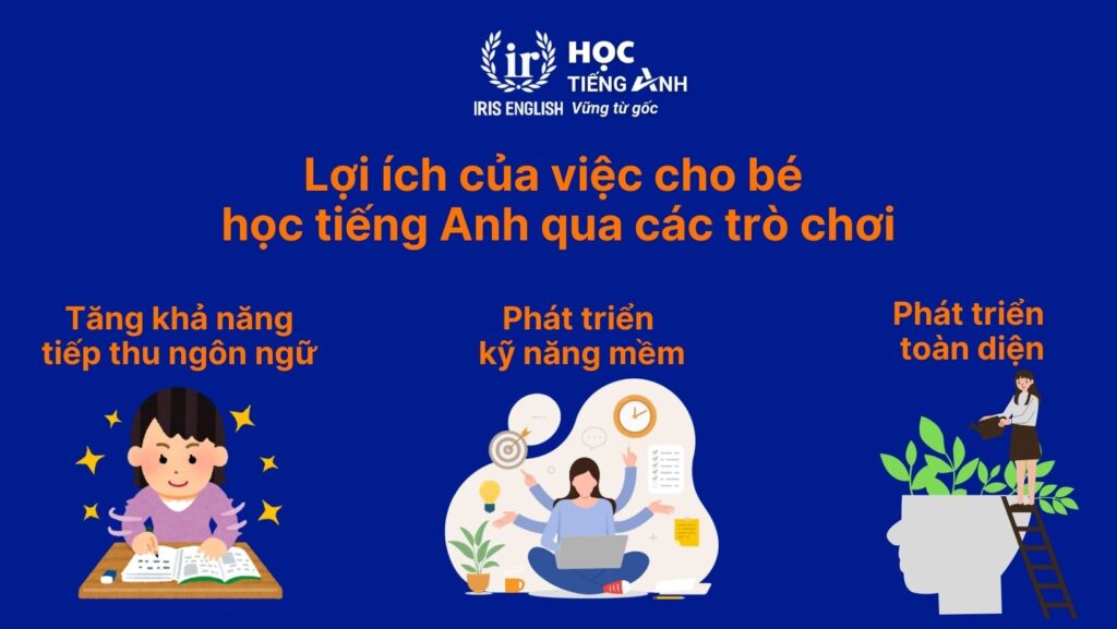 Lợi ích của việc cho bé học tiếng Anh qua các trò chơi