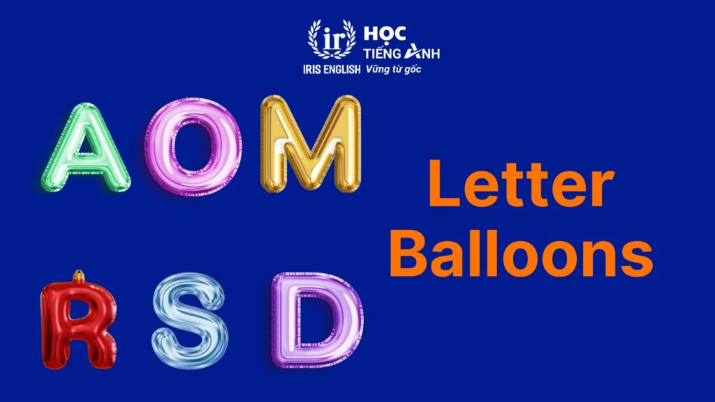 Game tiếng Anh lớp 1 - Letter Balloons