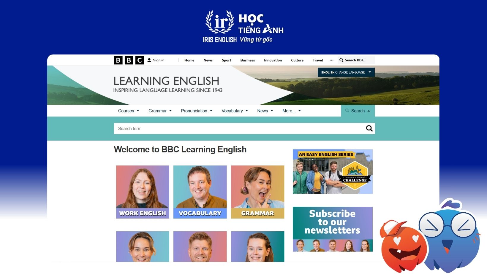 30+ Trang Web Kiểm Tra Phát Âm Tiếng Anh Chuẩn Nhất Hiện Nay 29 trang-web-kiem-tra-ky-nang-phat-am-tieng-anh-BBC Learning English