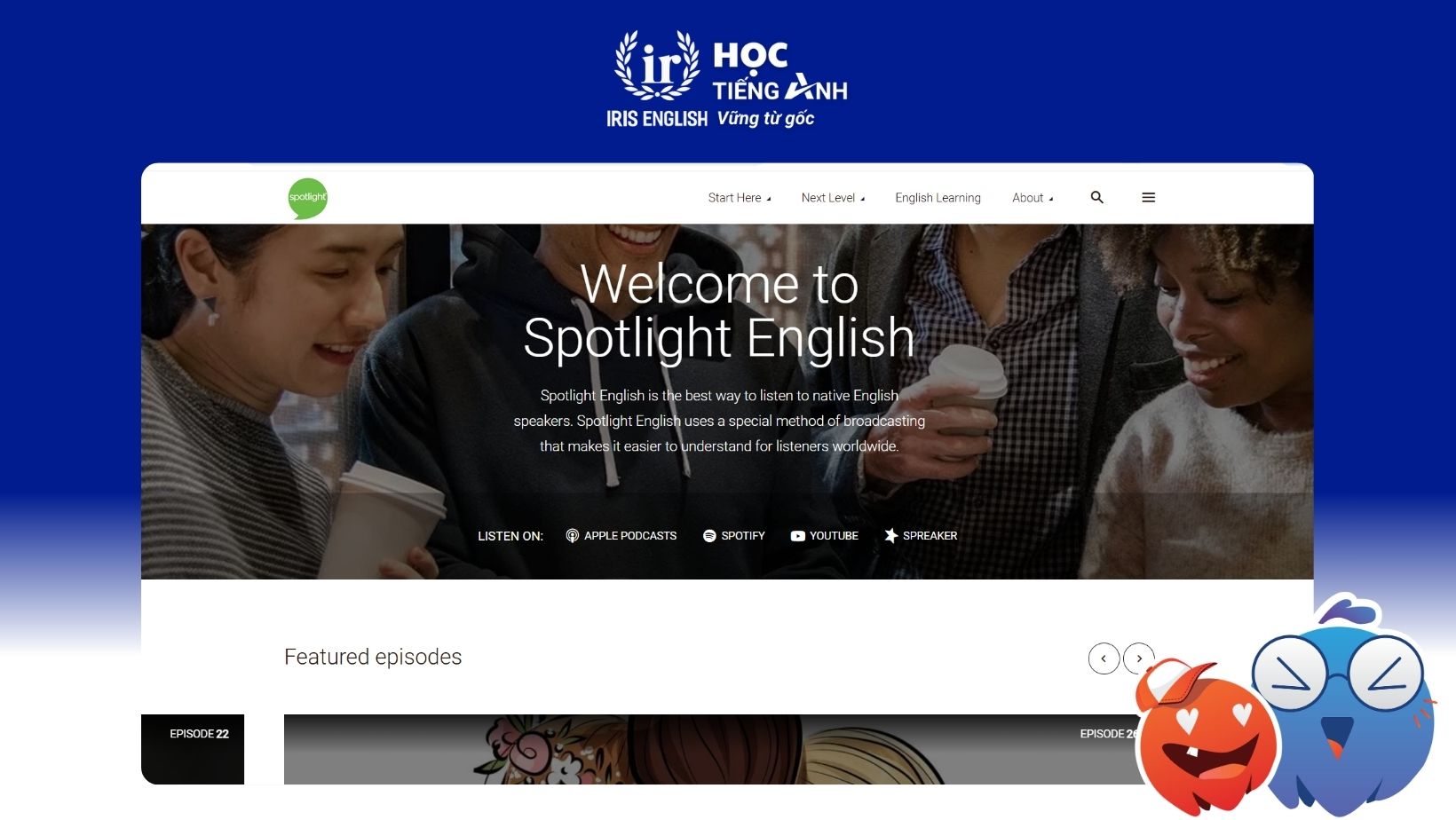 30+ Trang Web Kiểm Tra Phát Âm Tiếng Anh Chuẩn Nhất Hiện Nay 31 trang-web-kiem-tra-ky-nang-phat-am-tieng-anh-Spotlight English