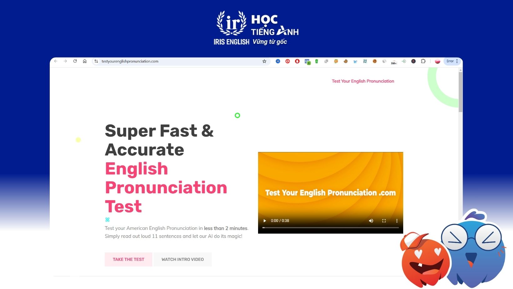 30+ Trang Web Kiểm Tra Phát Âm Tiếng Anh Chuẩn Nhất Hiện Nay 37 trang-web-kiem-tra-ky-nang-phat-am-tieng-anh-Test Your English Pronunciation