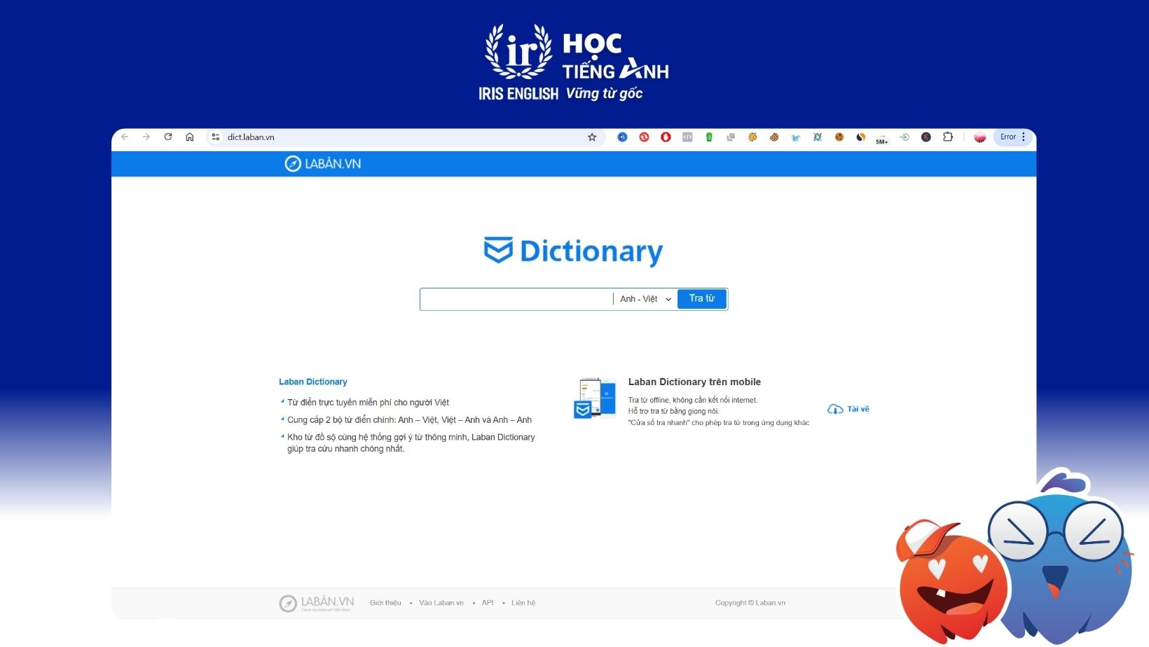 30+ Trang Web Kiểm Tra Phát Âm Tiếng Anh Chuẩn Nhất Hiện Nay 15 trang-web-kiem-tra-phien-am-tieng-anh-Laban Dictionary