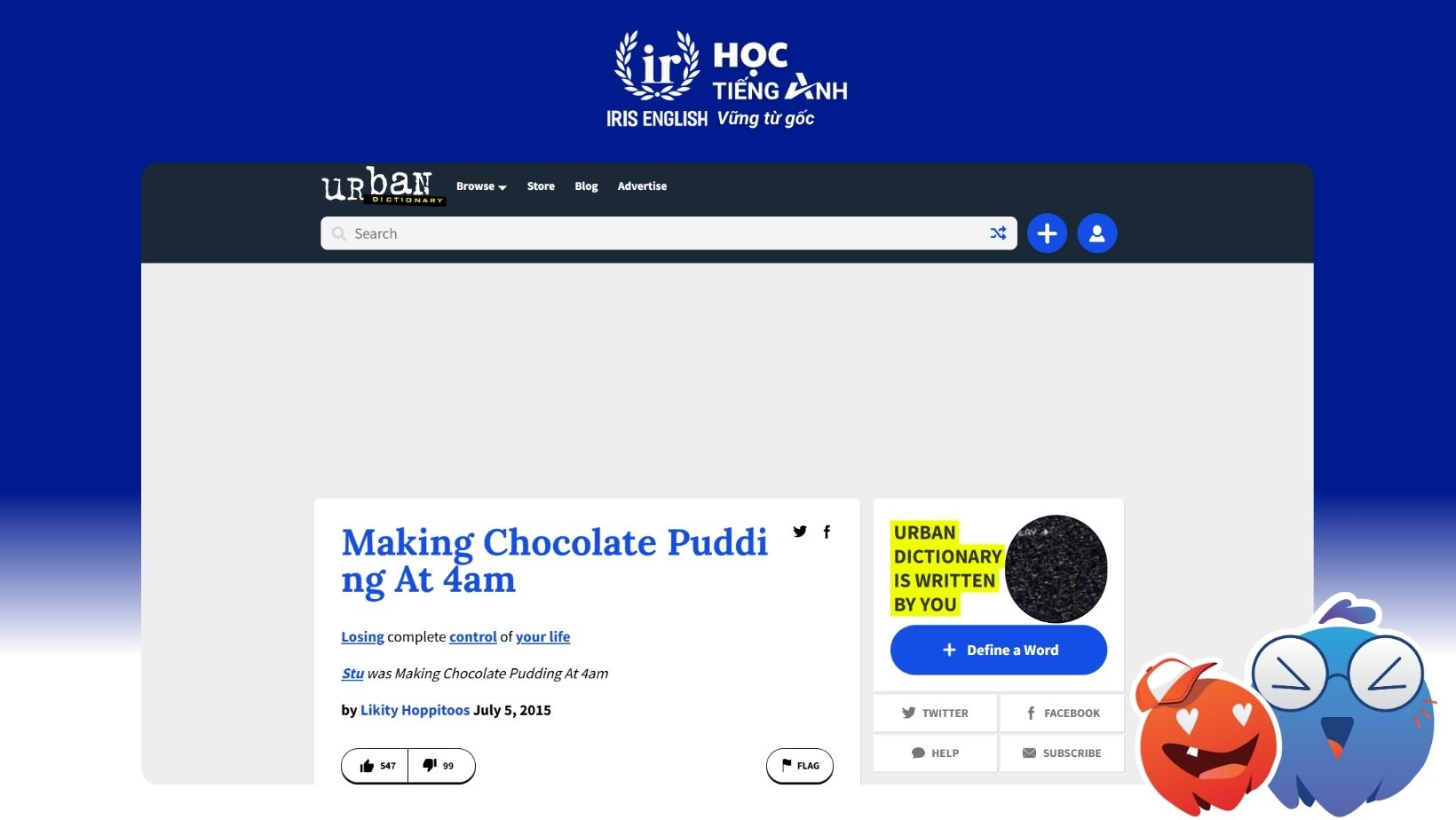 30+ Trang Web Kiểm Tra Phát Âm Tiếng Anh Chuẩn Nhất Hiện Nay 4 trang-web-kiem-tra-phien-am-tieng-anh-Urban Dictionary