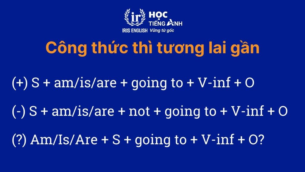 Công thức thì tương lai gần