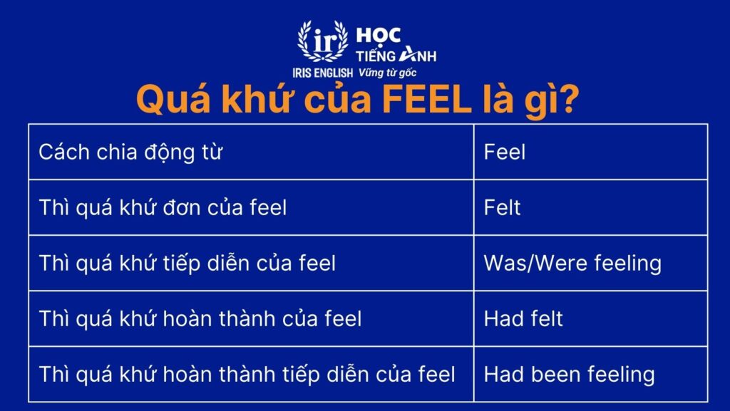 Quá khứ của Feel là gì?