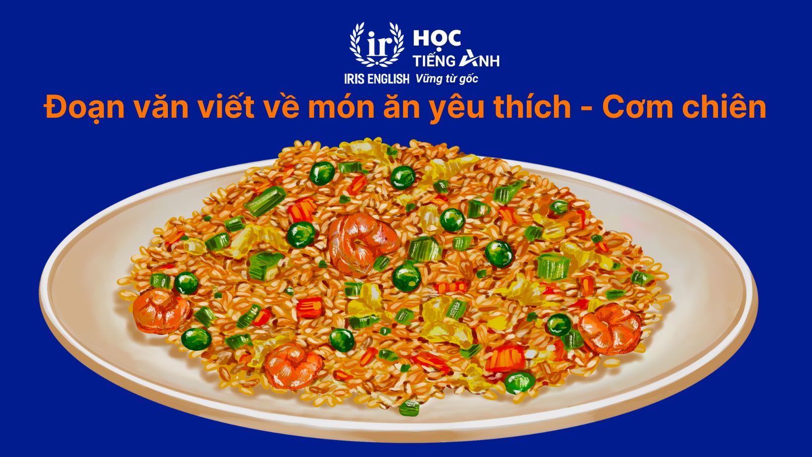 15+ đoạn văn viết về món ăn yêu thích bằng tiếng Anh hay nhất 6 Đoạn văn viết về món ăn yêu thích bằng tiếng Anh - Cơm chiên