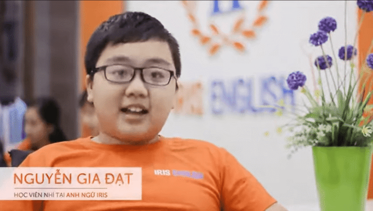 Chia sẻ của Gia Đạt về khóa học tại IRIS English Đà Nẵng