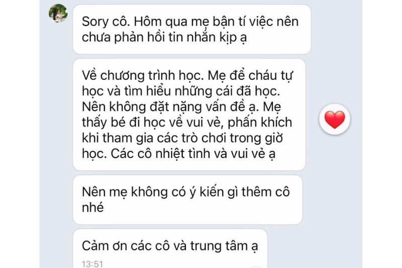 Khóa học dành cho kids 29 chuong trinh hoc tieng anh cho tre em feedback 04